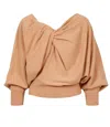 Alberta Ferretti Sweaters Brown In Brown