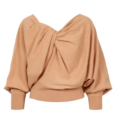 Alberta Ferretti Sweaters Brown