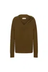 Alberta Ferretti Cashmere Jumper In Green