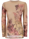 Alberta Ferretti T-shirts And Polos Pink In Pink