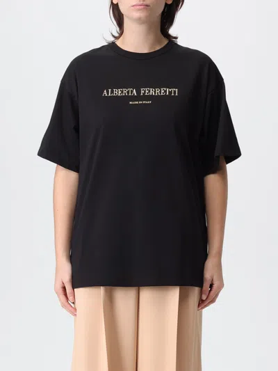 Alberta Ferretti T-shirt  Woman Color Black