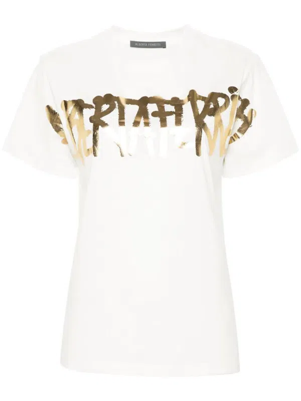 Jupe En Soie Alberta Ferretti Taille 38 Beige Clair - Très Bon état Occasion