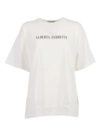 Alberta Ferretti T-shirt M/c In White