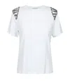 Alberta Ferretti T-shirt With Round Neck And Short Sleeves In White