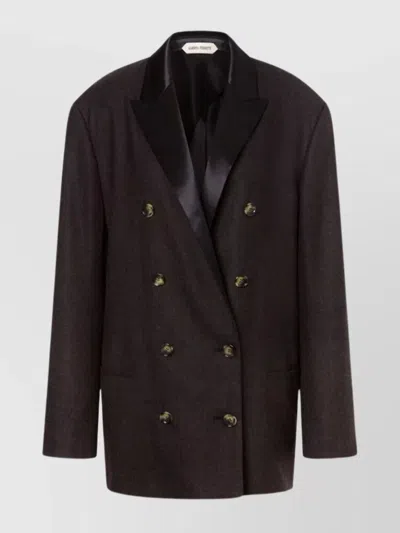 ALBERTA FERRETTI TAILORED BLAZER SATIN LAPELS
