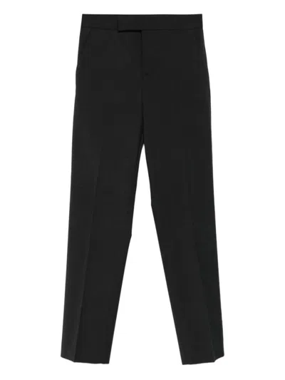 ALBERTA FERRETTI TAILORED GREY TROUSERS WITH ZIP CLOSURE