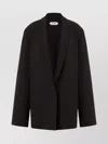 Alberta Ferretti Tailored Suit Jacket And Wide-leg Trousers In Black
