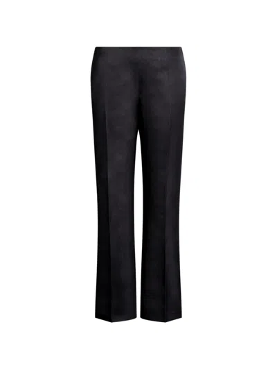Alberta Ferretti Tailored Trousers In Black
