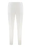 Alberta Ferretti Alberta Ferreti Tailored Trousers In Stretch Fabric In White