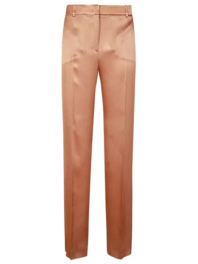 ALBERTA FERRETTI ALBERTA FERRETTI TAILORED TROUSERS WITH SATIN-FINISH AND CLASSIC WAISTBAND