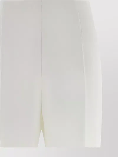 Alberta Ferretti Tailored Trousers With Seam Detailing And Back Pocket In White