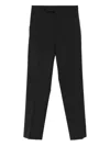 Alberta Ferretti Tailored Trousers With Slanted Pockets In Gray