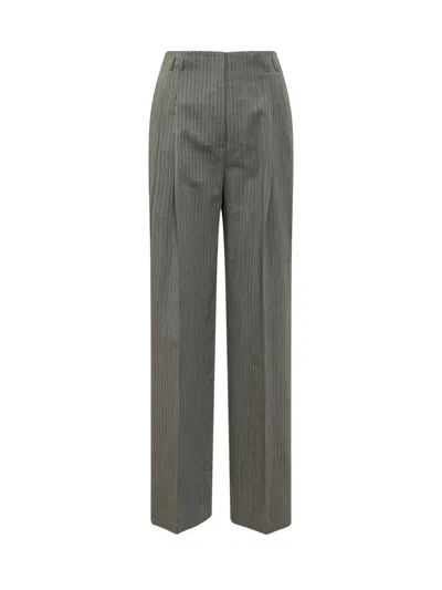 Alberta Ferretti Klassische Hose Mit Nadelstreifen In Gray