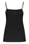 Alberta Ferretti Tank Top In Black