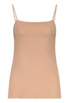 Alberta Ferretti Tank Top In Neutral