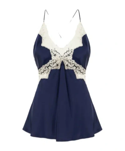 Alberta Ferretti Thin Shoulder Straps In Blue