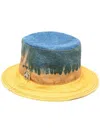 Alberta Ferretti Alberta Ferreti Bucket Hat With Tie Dye Print In Blue