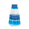 Alberta Ferretti Tie-dye Midi Skirt In Blue