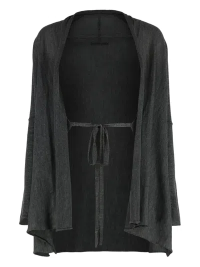 ALBERTA FERRETTI TIE-FASTENING WOOL CARDIGAN