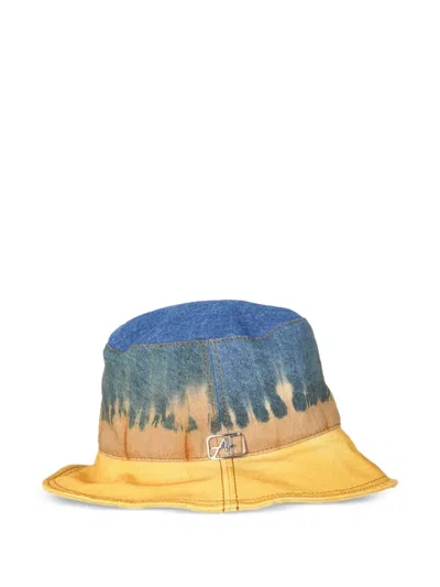 Alberta Ferretti Alberta Ferreti Bucket Hat With Tie Dye Print In Multicolor