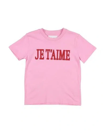 Alberta Ferretti Babies'  Toddler Girl T-shirt Pink Size 6 Cotton
