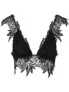 Alberta Ferretti Floral-embroidered Top