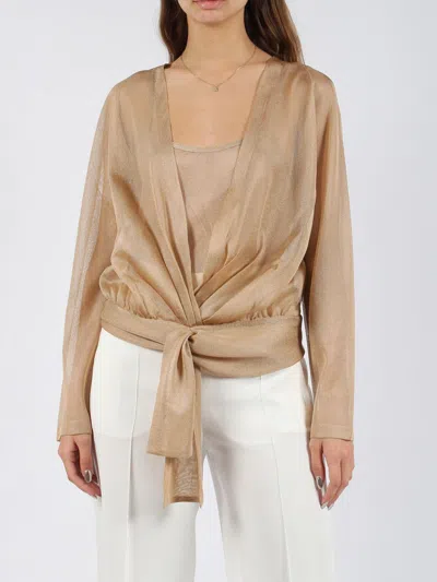 Alberta Ferretti Top  Woman Color Beige In Beige