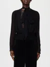 Alberta Ferretti Top  Woman Color Black In Black