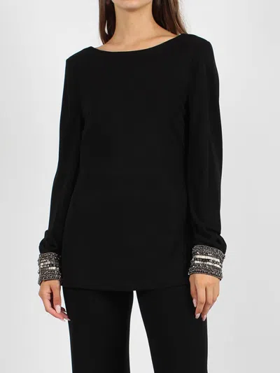 Alberta Ferretti Top  Woman Color Black In Schwarz