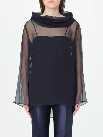 Alberta Ferretti Top  Woman Colour Navy