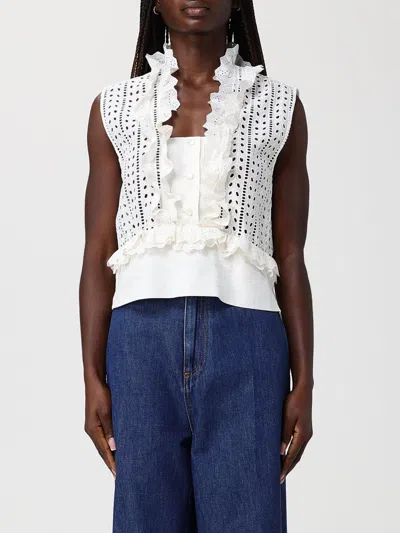 Alberta Ferretti T-shirt Woman  In White