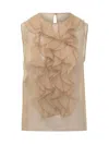 Alberta Ferretti Top Chiffon
