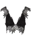 Alberta Ferretti Floral-embroidered Top
