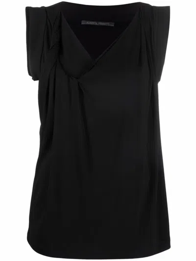 Alberta Ferretti Top Clothing In Black