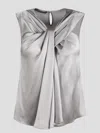 Alberta Ferretti Top In Grey
