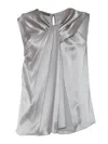 Alberta Ferretti Top In Grey