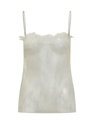 Alberta Ferretti Top In White