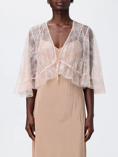 Alberta Ferretti Top  Woman Color Blush Pink In Burgundy
