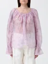 Alberta Ferretti トップス  レディース カラー ライラック In Pink