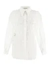 Alberta Ferretti Alberta Ferreti White Poplin Shirt In White