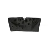 Alberta Ferretti Embellished Top In Black