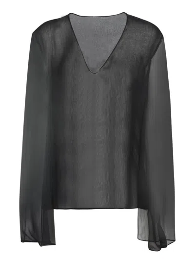 Alberta Ferretti Tops In Gray