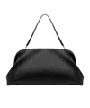 Alberta Ferretti Women Black Handbag With Removable Handle And Clasp Closure In Leather Woman In Black