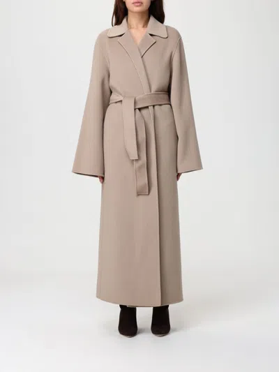 Alberta Ferretti Trench Coat  Woman Color Beige In Brown