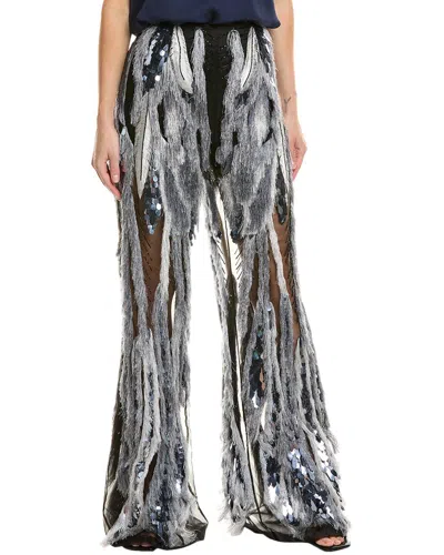 Alberta Ferretti Trouser In Gray