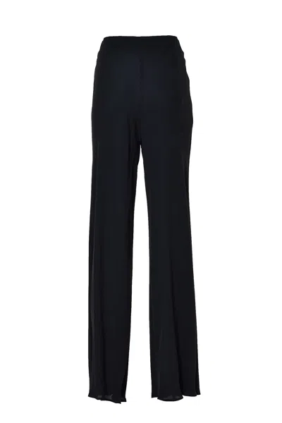 Alberta Ferretti Trousers In Black
