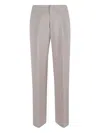 Alberta Ferretti Trousers In Neutral