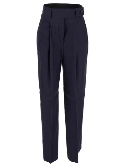 Alberta Ferretti Trousers Woman In Blue