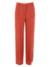 Alberta Ferretti Trousers Woman In Red