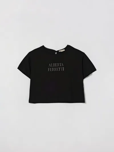 Alberta Ferretti T-shirt Kids In Black